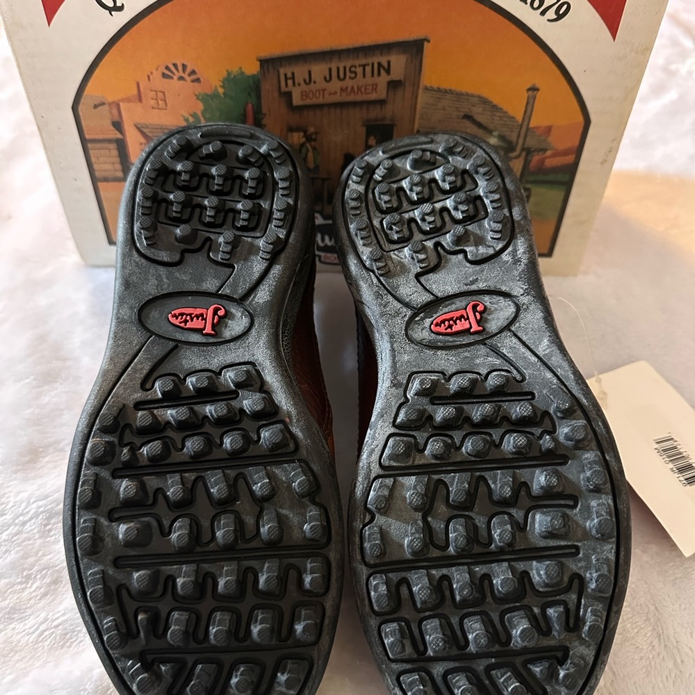 Justin Chukka shoes size 1.5 NEW - Picture 5 of 6